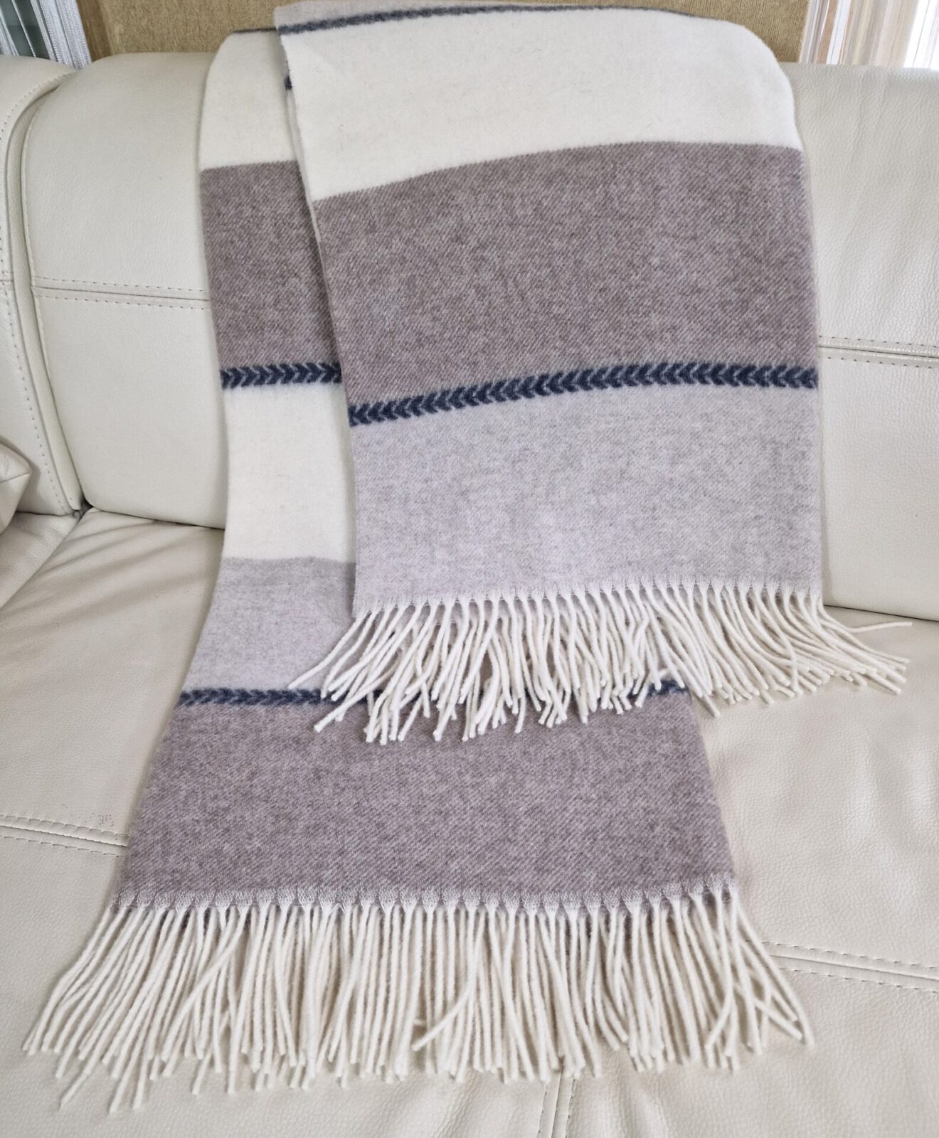 Wolldecken und Wollplaids