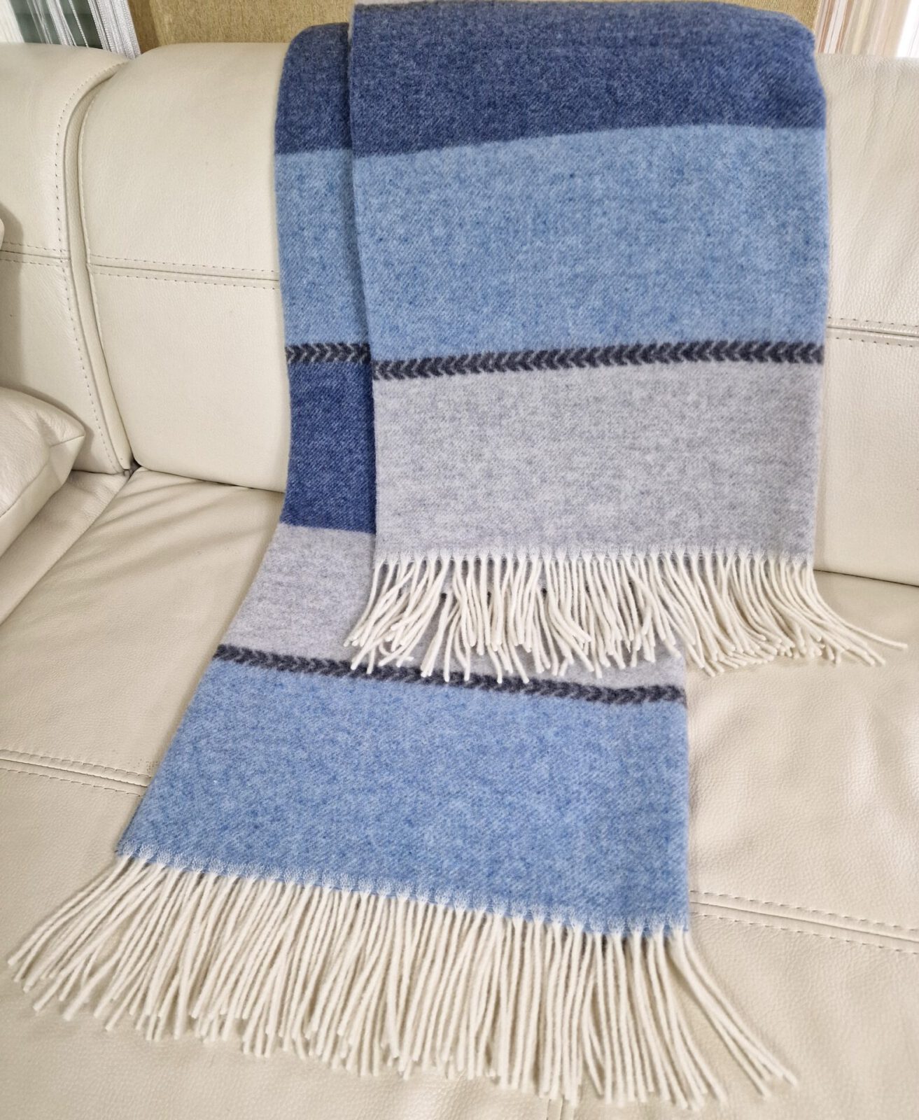 Wolldecken und Wollplaids