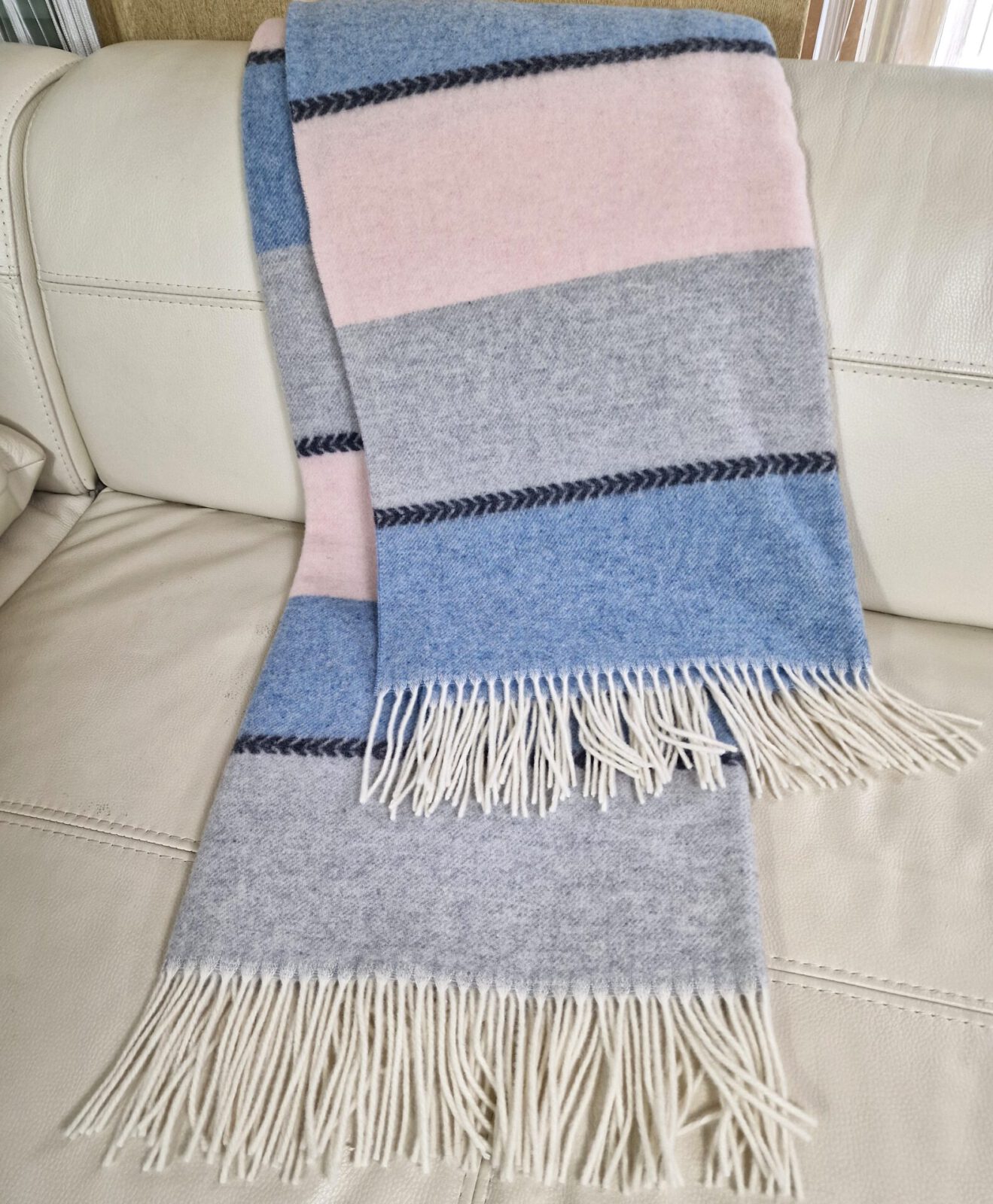 Wolldecken und Wollplaids