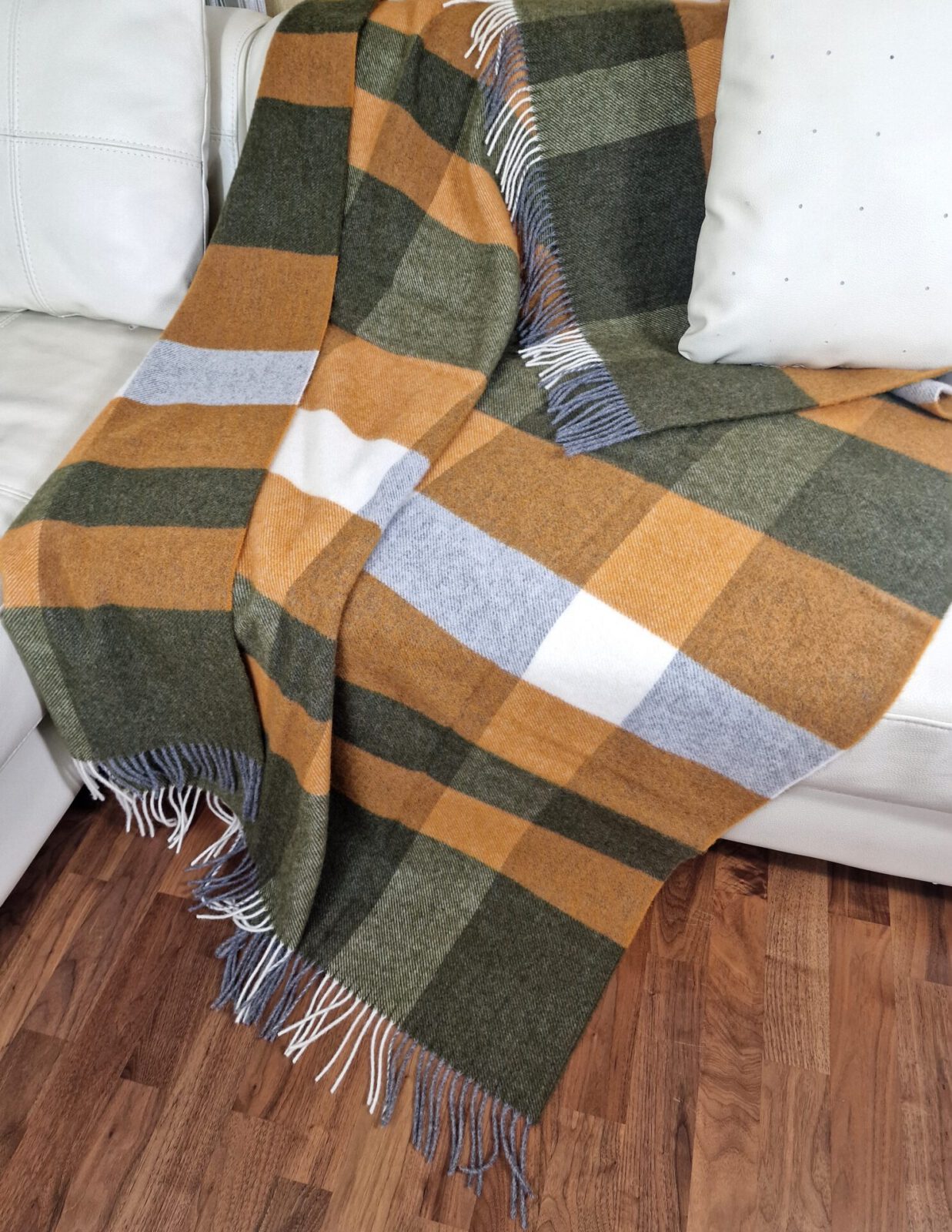 Wolldecken und Wollplaids