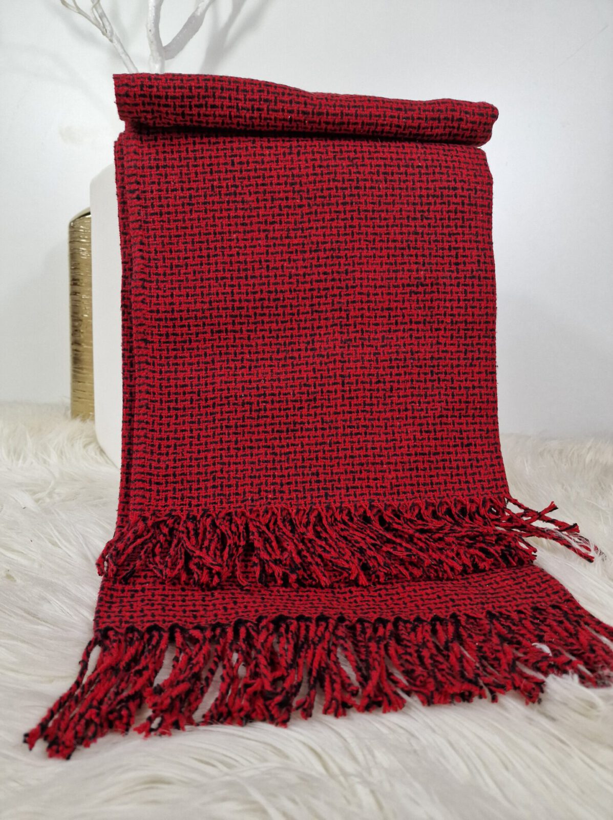 Wolldecken und Wollplaids