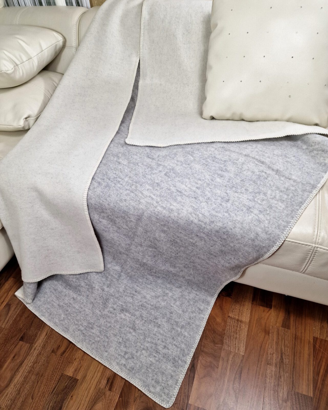 Wolldecken und Wollplaids