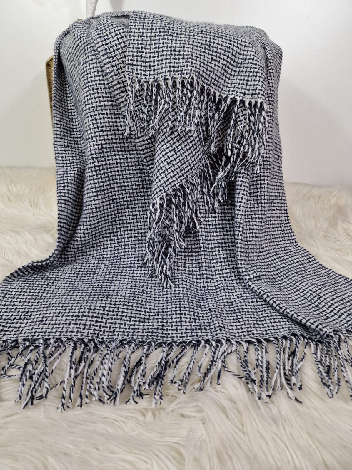 Wolldecken und Wollplaids