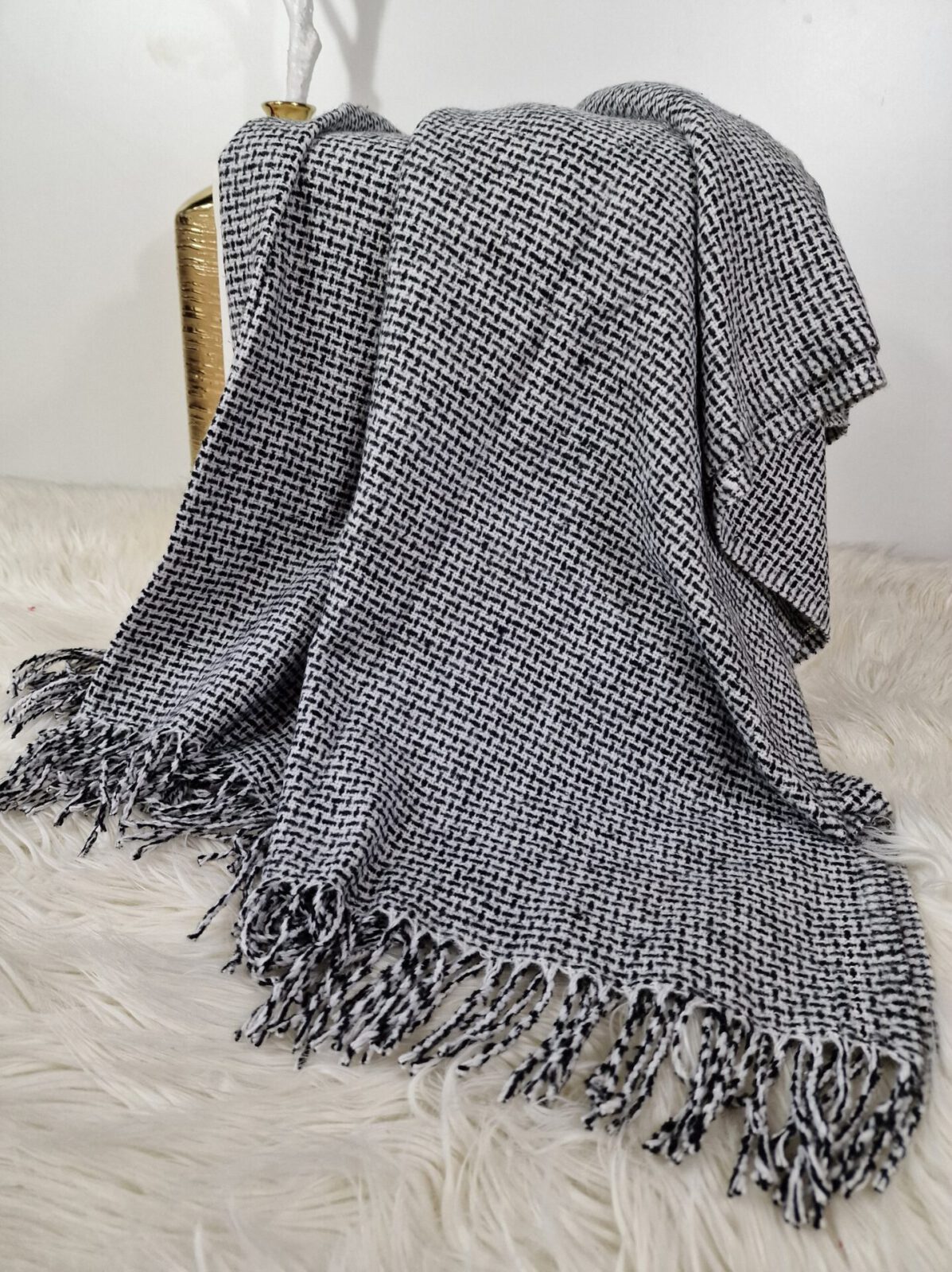 Wolldecken und Wollplaids