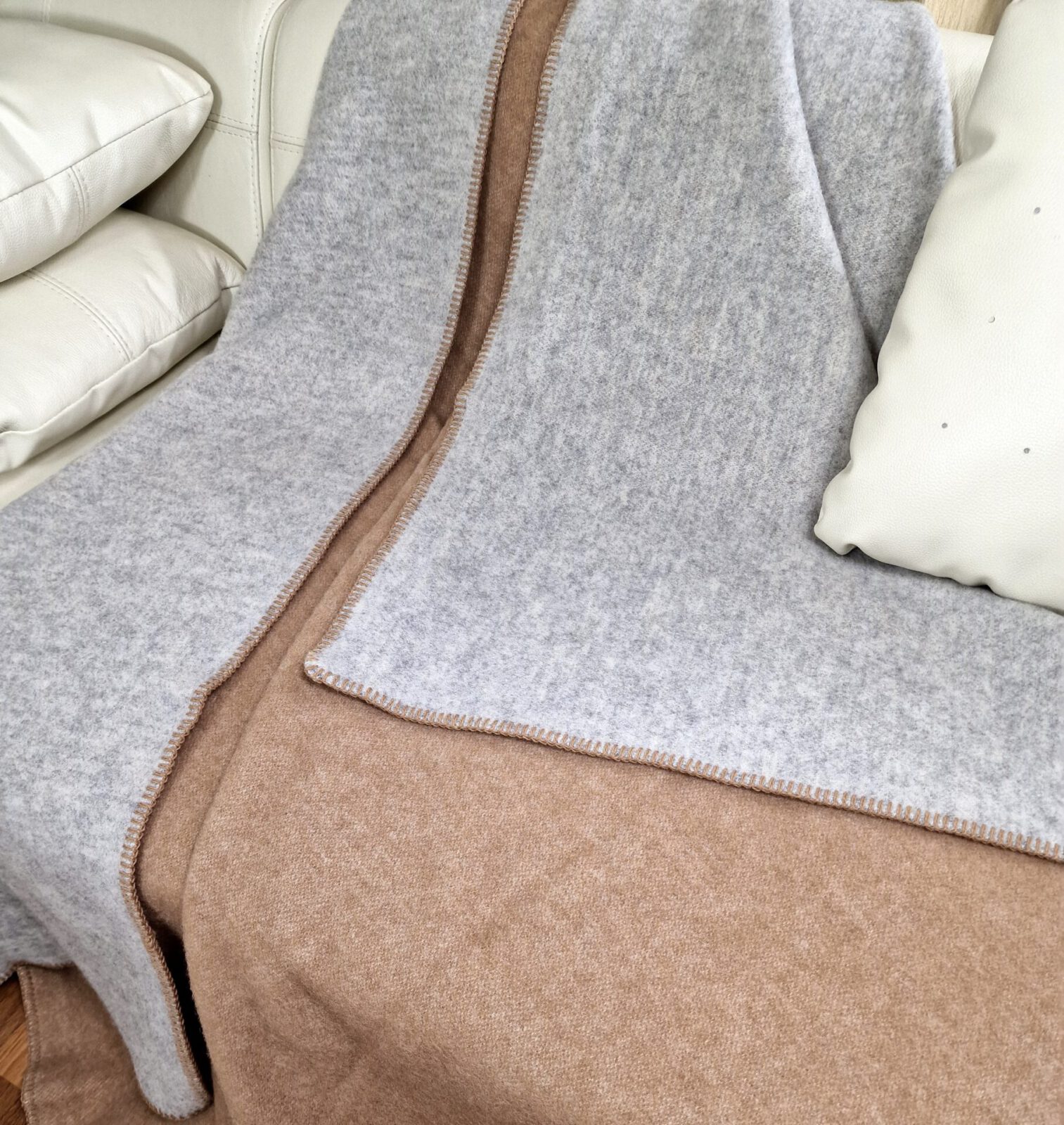 Wolldecken und Wollplaids