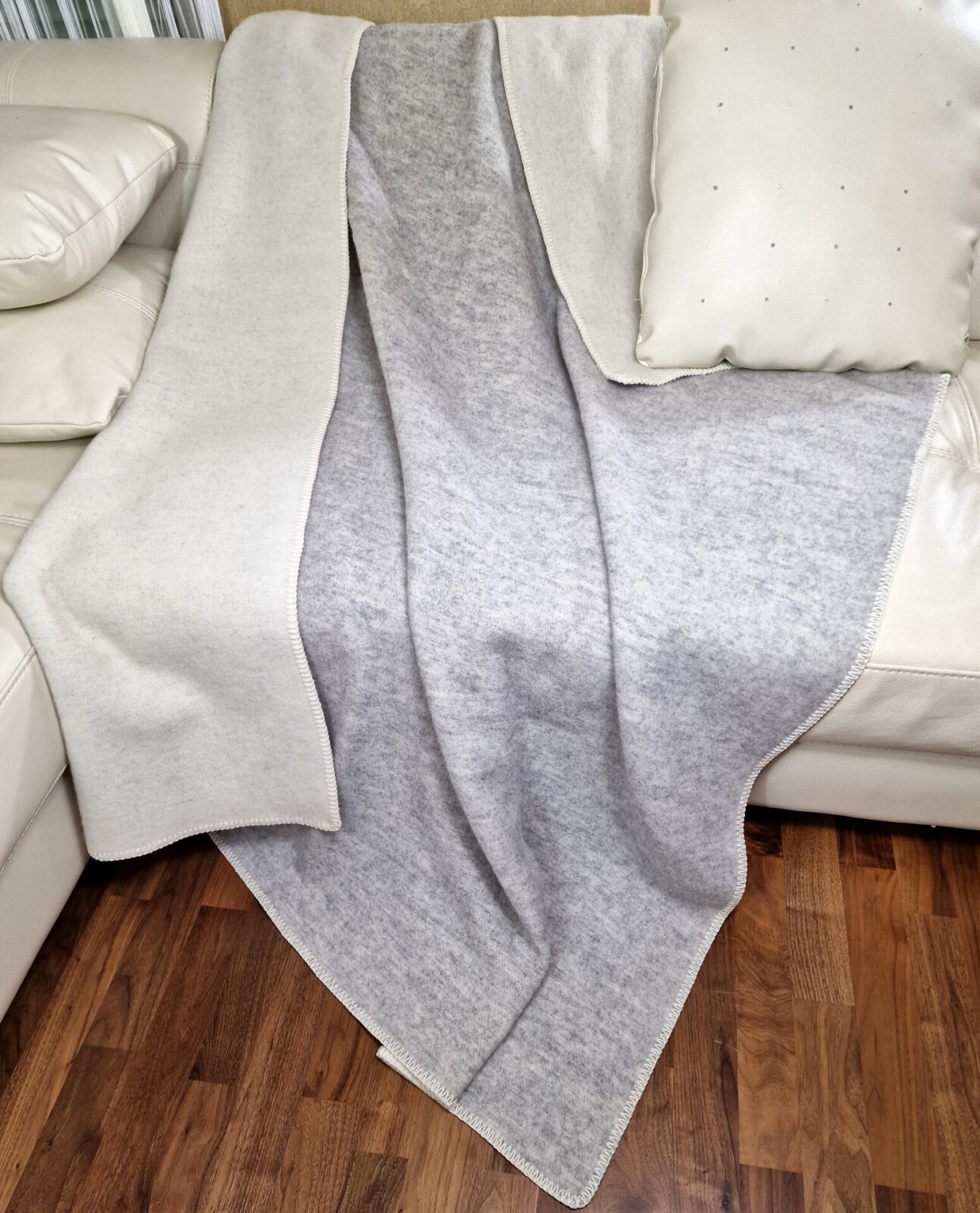 Wolldecken und Wollplaids