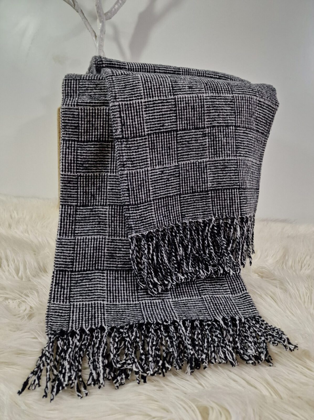 Wolldecken und Wollplaids