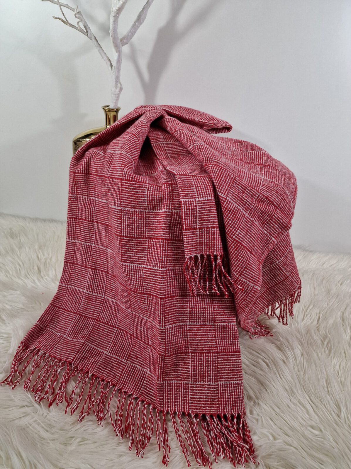 Wolldecken und Wollplaids
