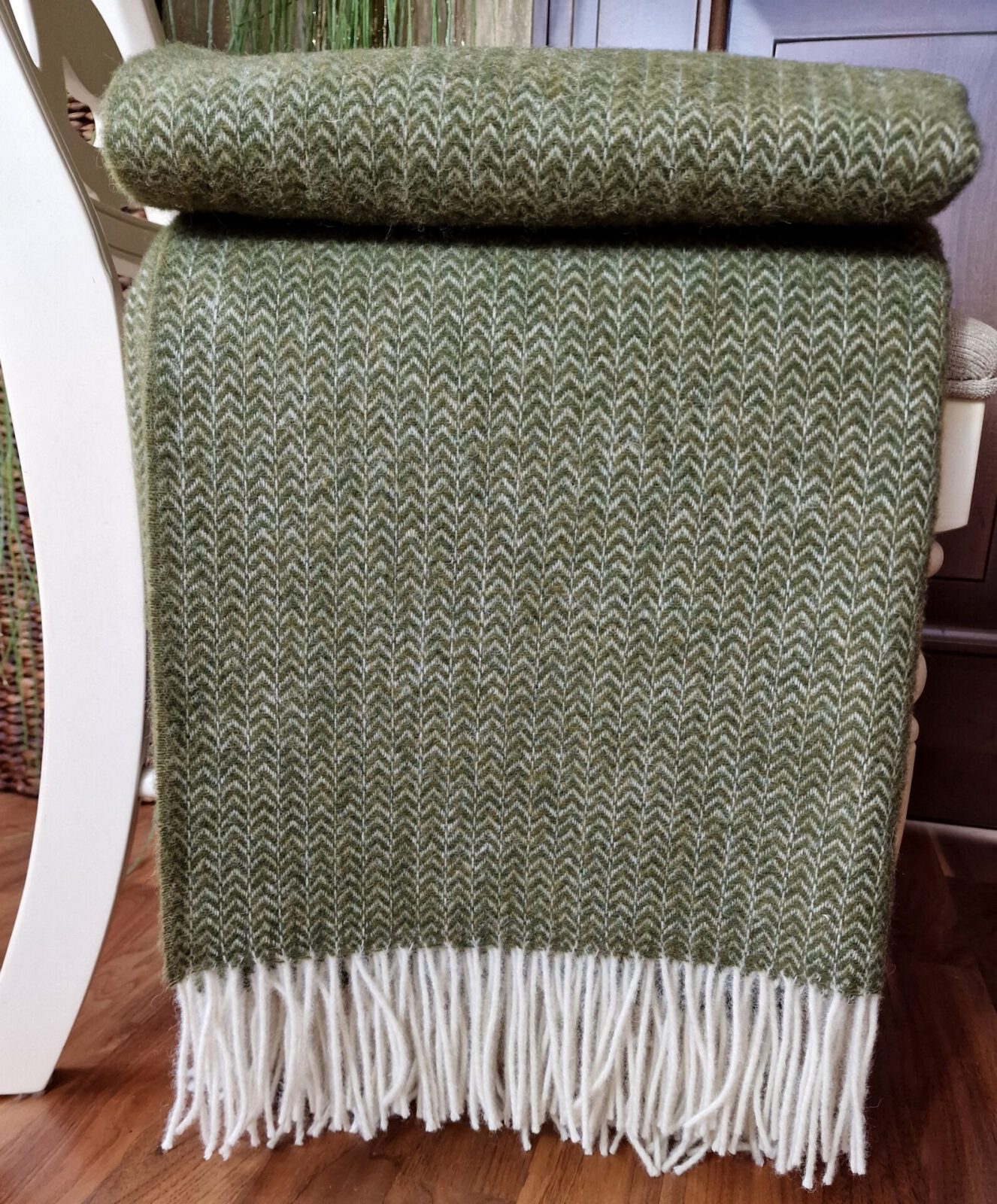 Wolldecken und Wollplaids