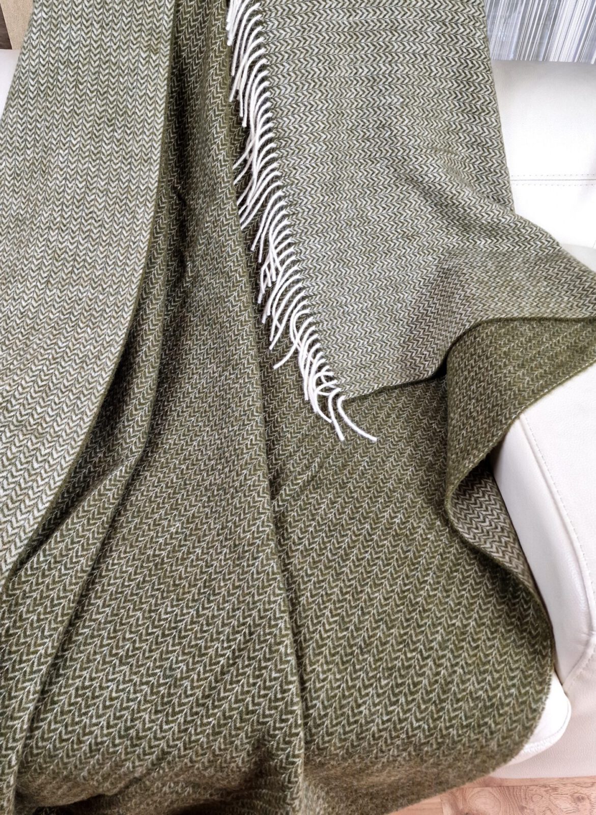 Wolldecken und Wollplaids