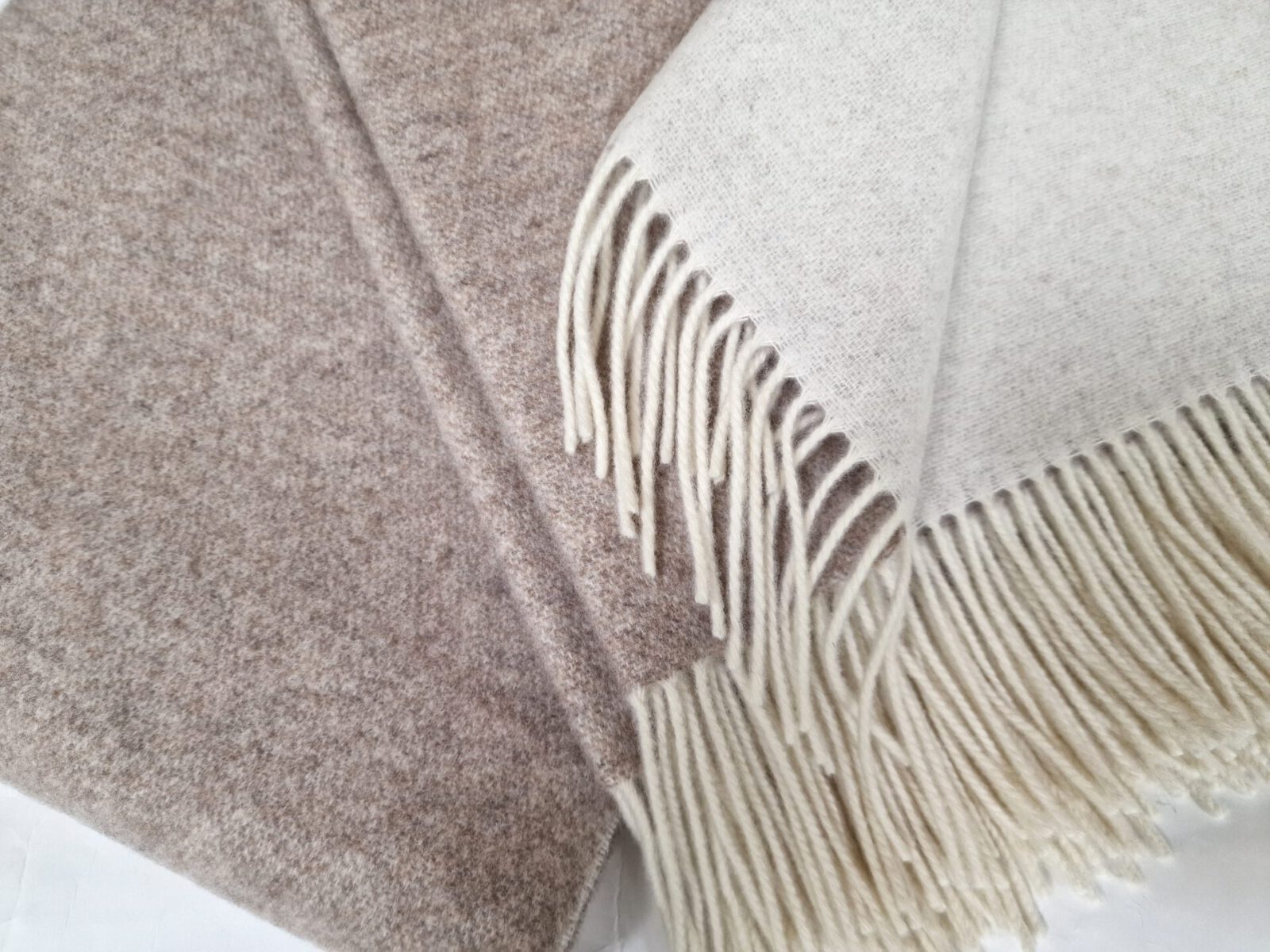 Wolldecken und Wollplaids