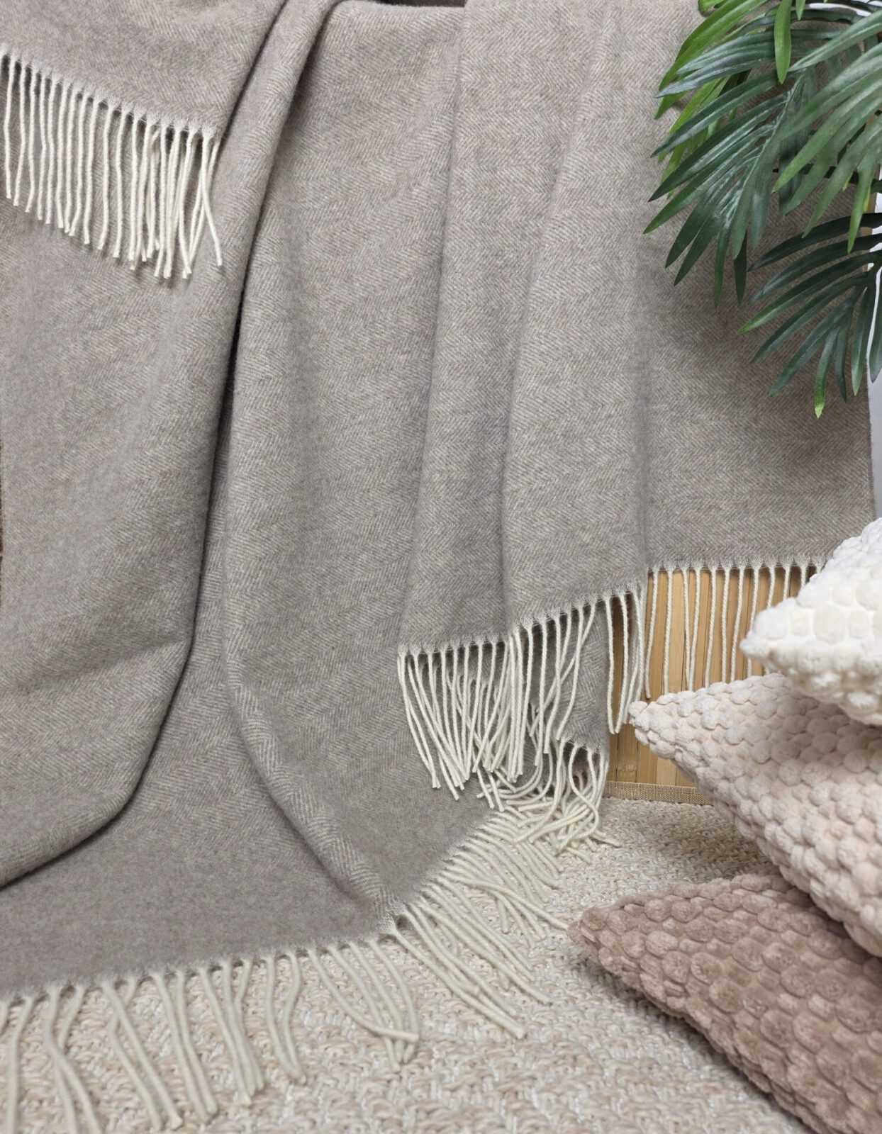 Wolldecken und Wollplaids