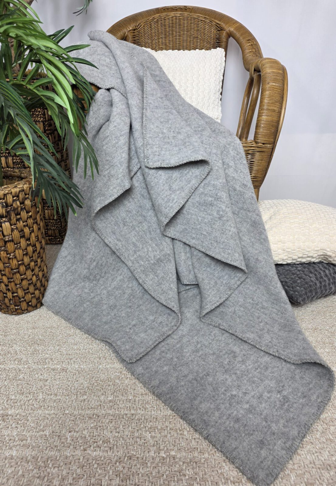 Wolldecken und Wollplaids