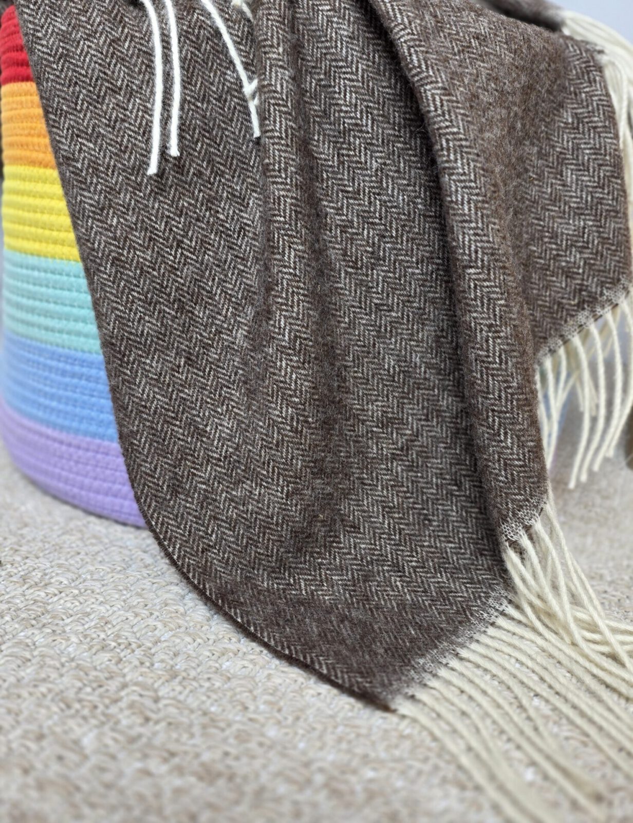 Wolldecken und Wollplaids