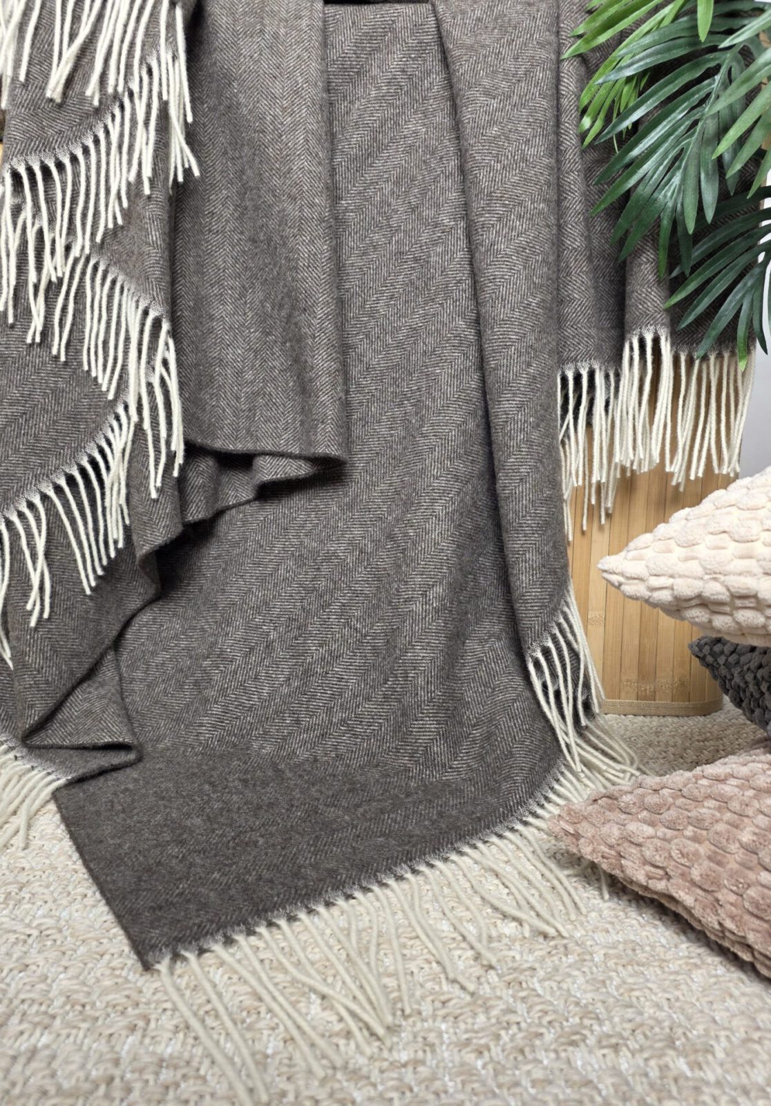 Wolldecken und Wollplaids