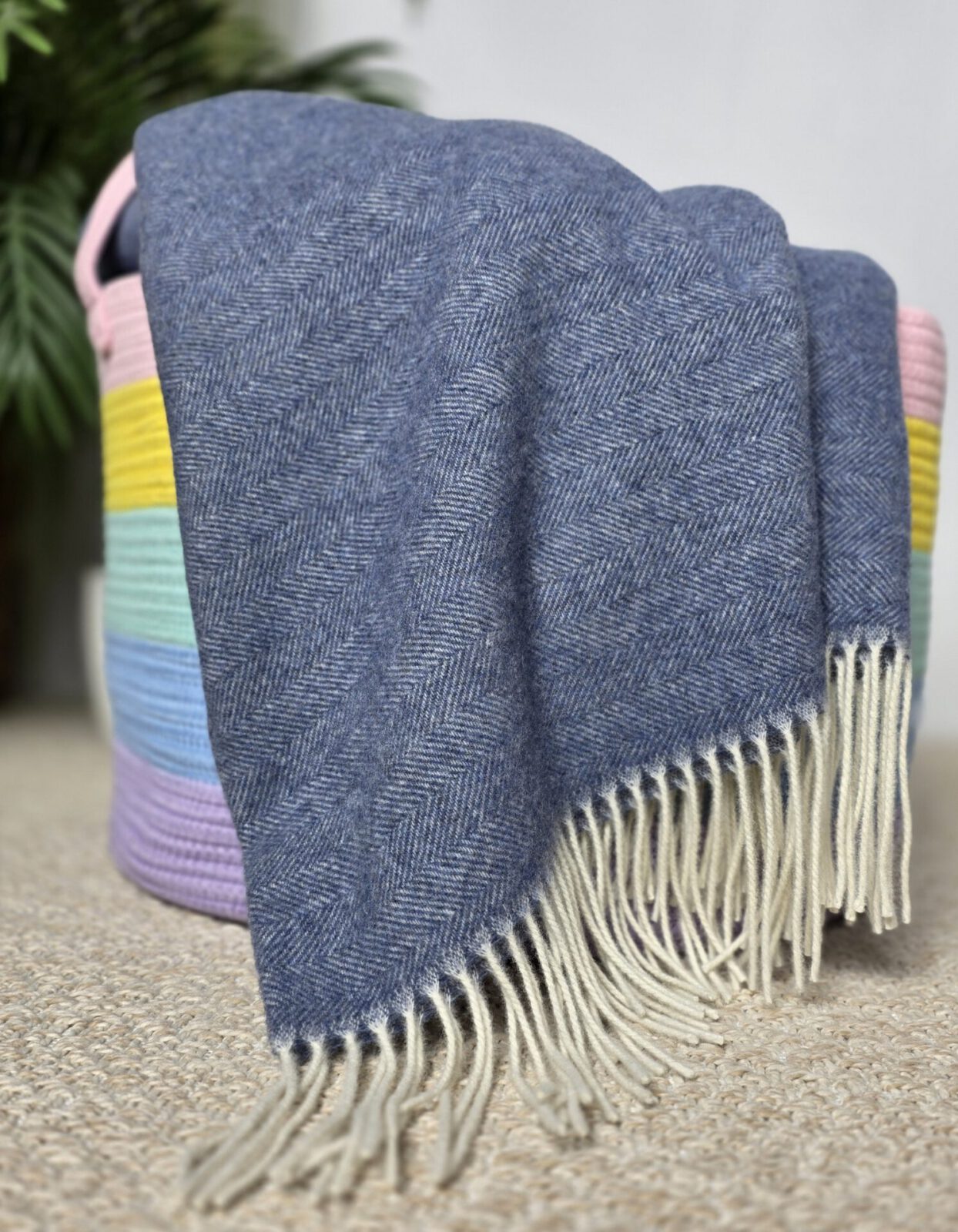 Wolldecken und Wollplaids