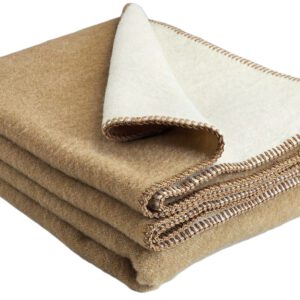 Wollplaid & Wolldecke "Selva DF" beige-cremeweiß