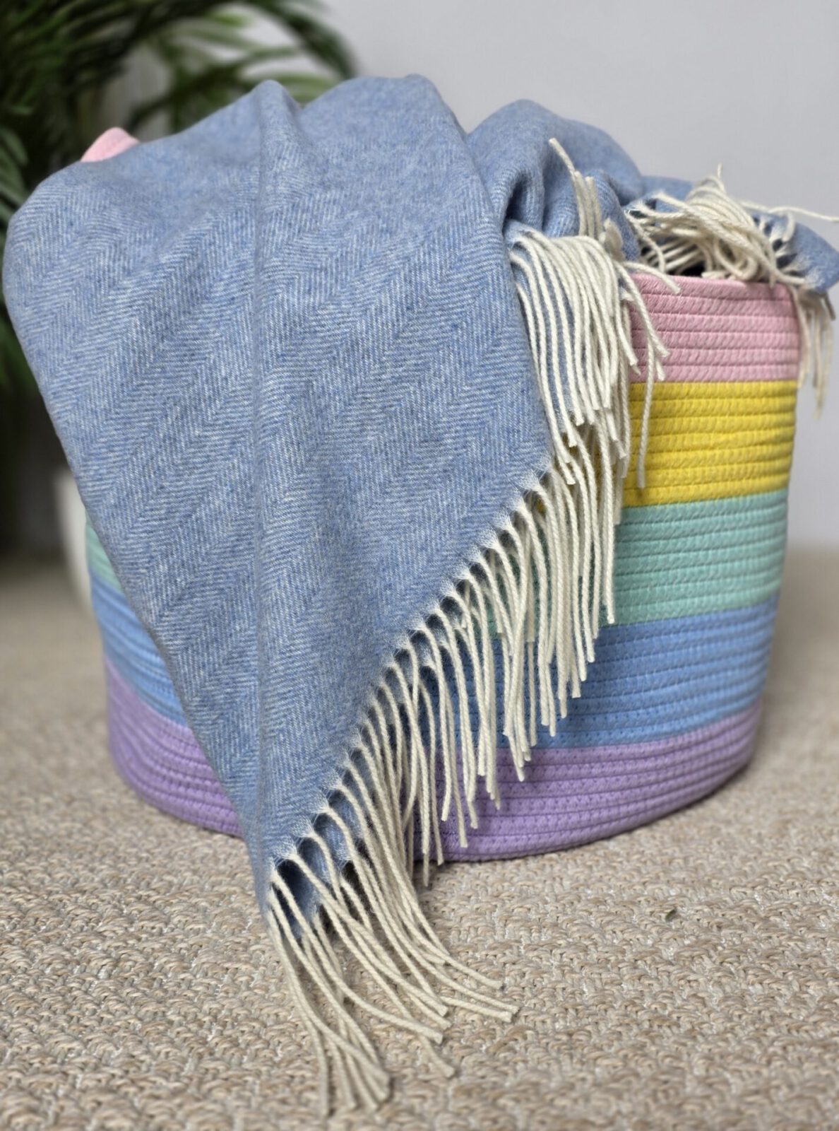 Wolldecken und Wollplaids