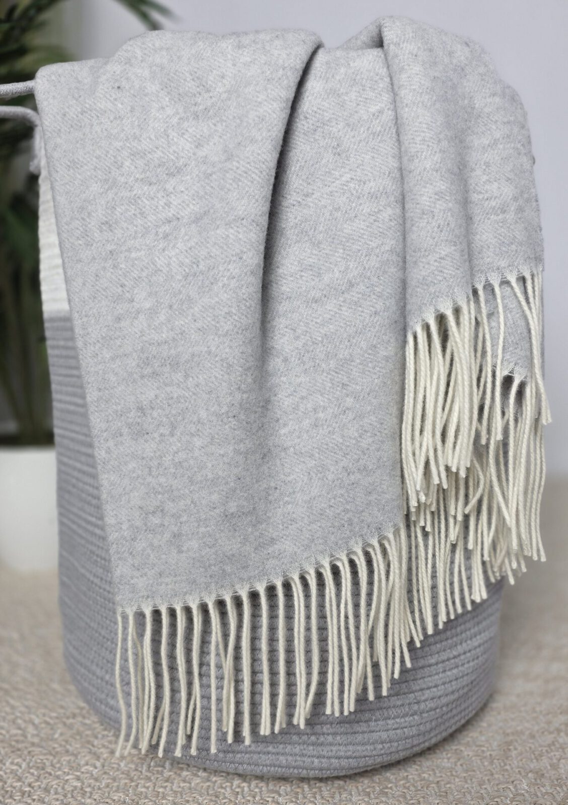 Wolldecken und Wollplaids