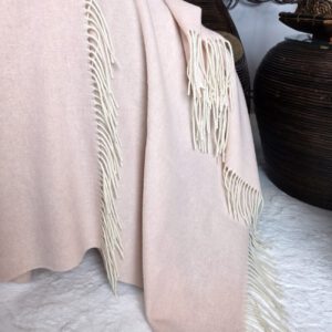 Alternative view of Wolldecke & Wollplaid, 90 % Merinowolle,10% Kaschmir "Faro C" rosa