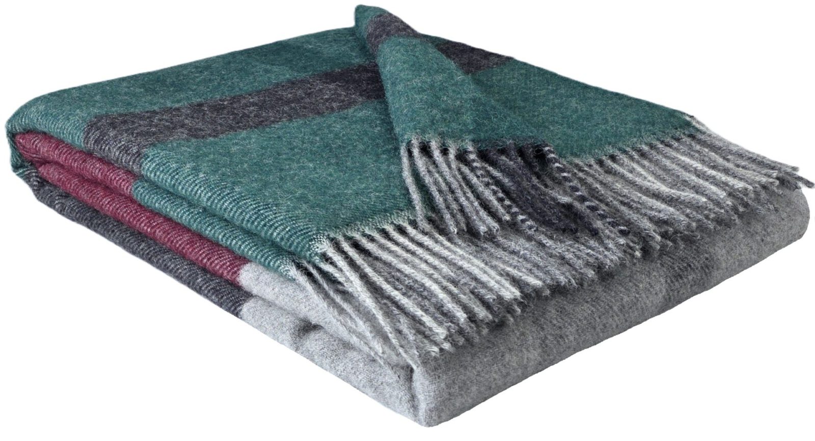 Wolldecken und Wollplaids