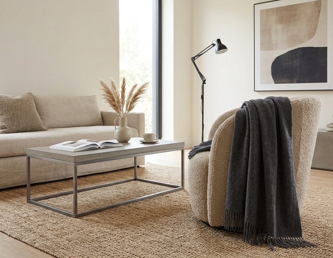 Wolldecke & Wollplaid, 90 % Merinowolle,10% Kaschmir "Faro U" dunkelgrau – Bild 3