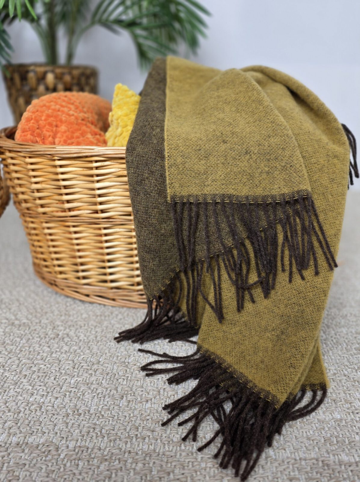 Wolldecken und Wollplaids