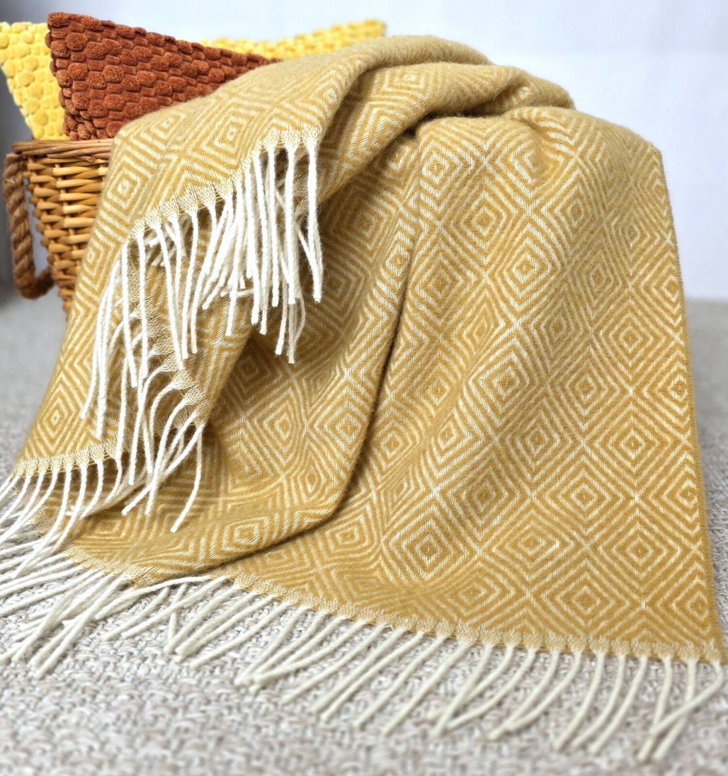 Wolldecken und Wollplaids
