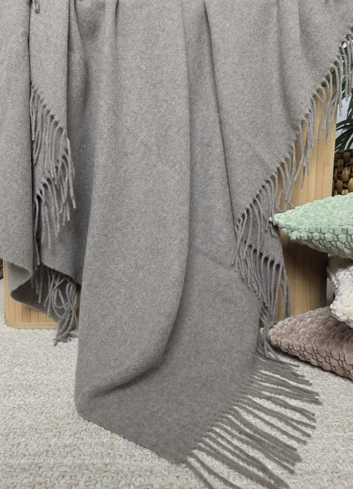 Wolldecken und Wollplaids