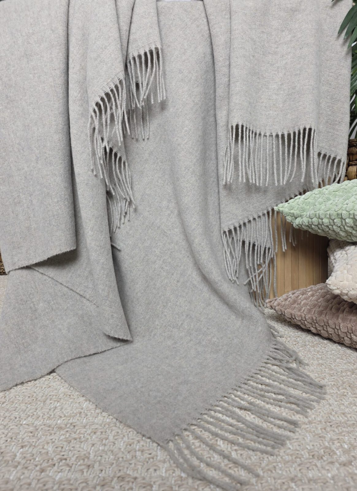 Wolldecken und Wollplaids