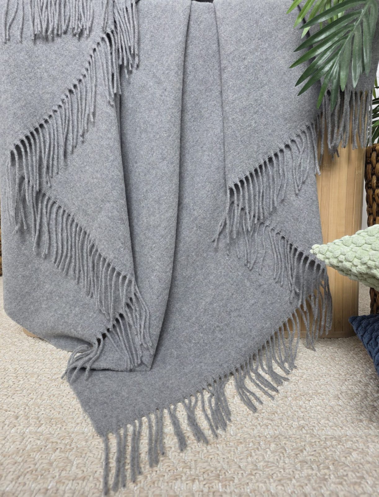 Wolldecken und Wollplaids