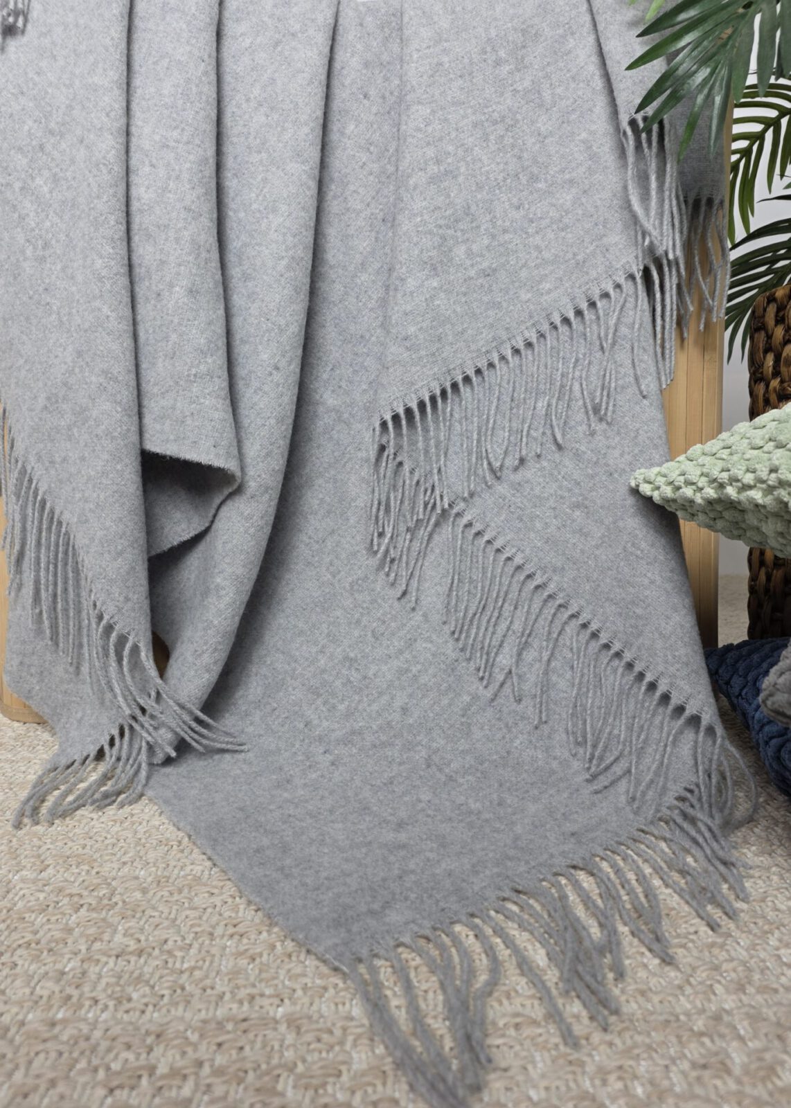 Wolldecken und Wollplaids