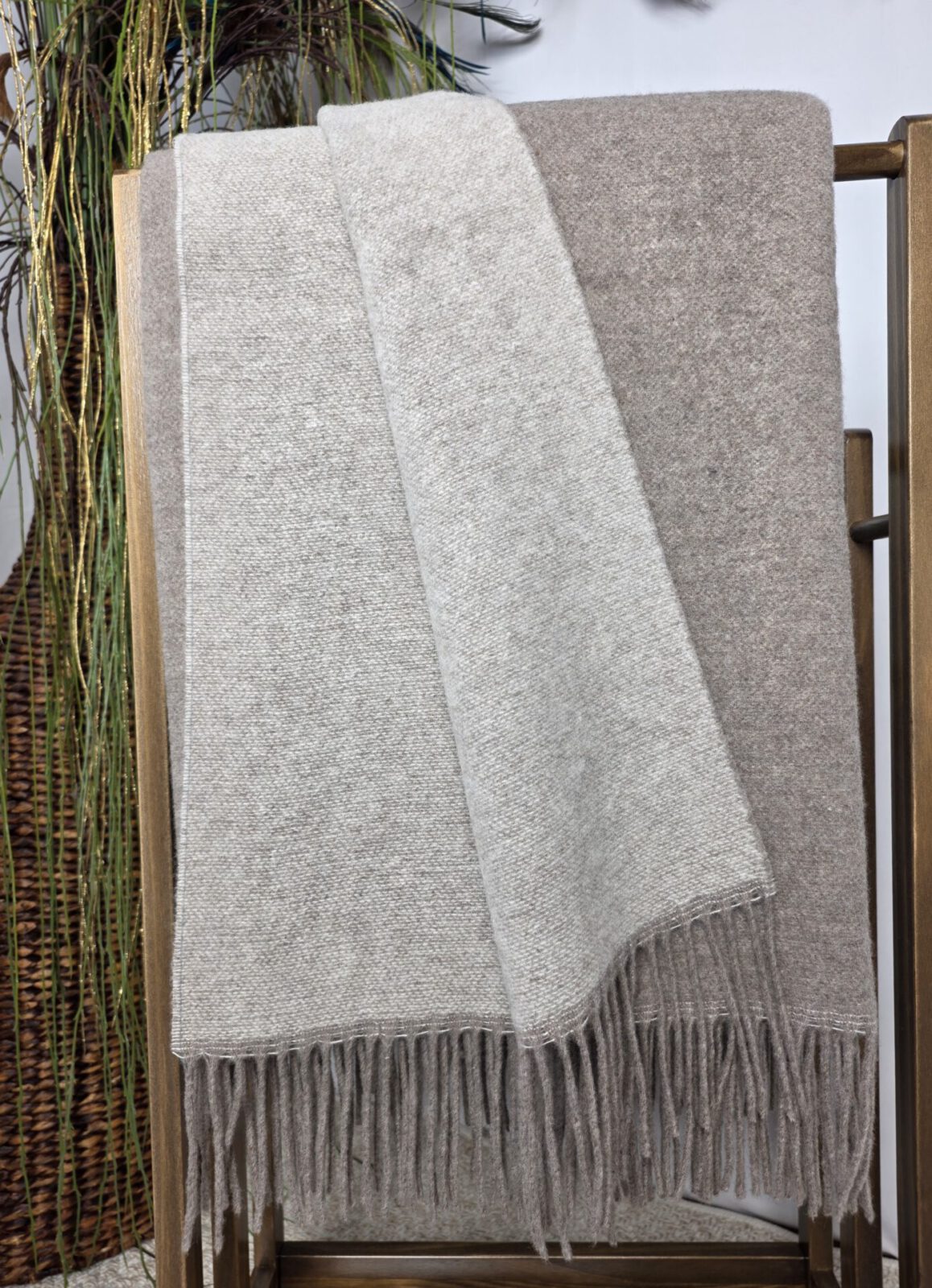 Wolldecken und Wollplaids