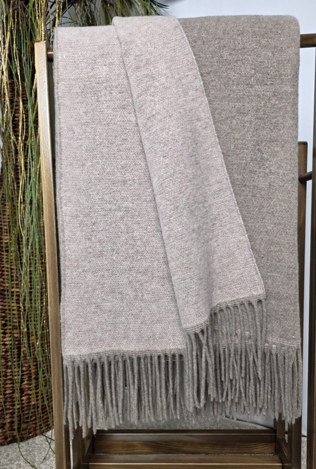 Wolldecken und Wollplaids