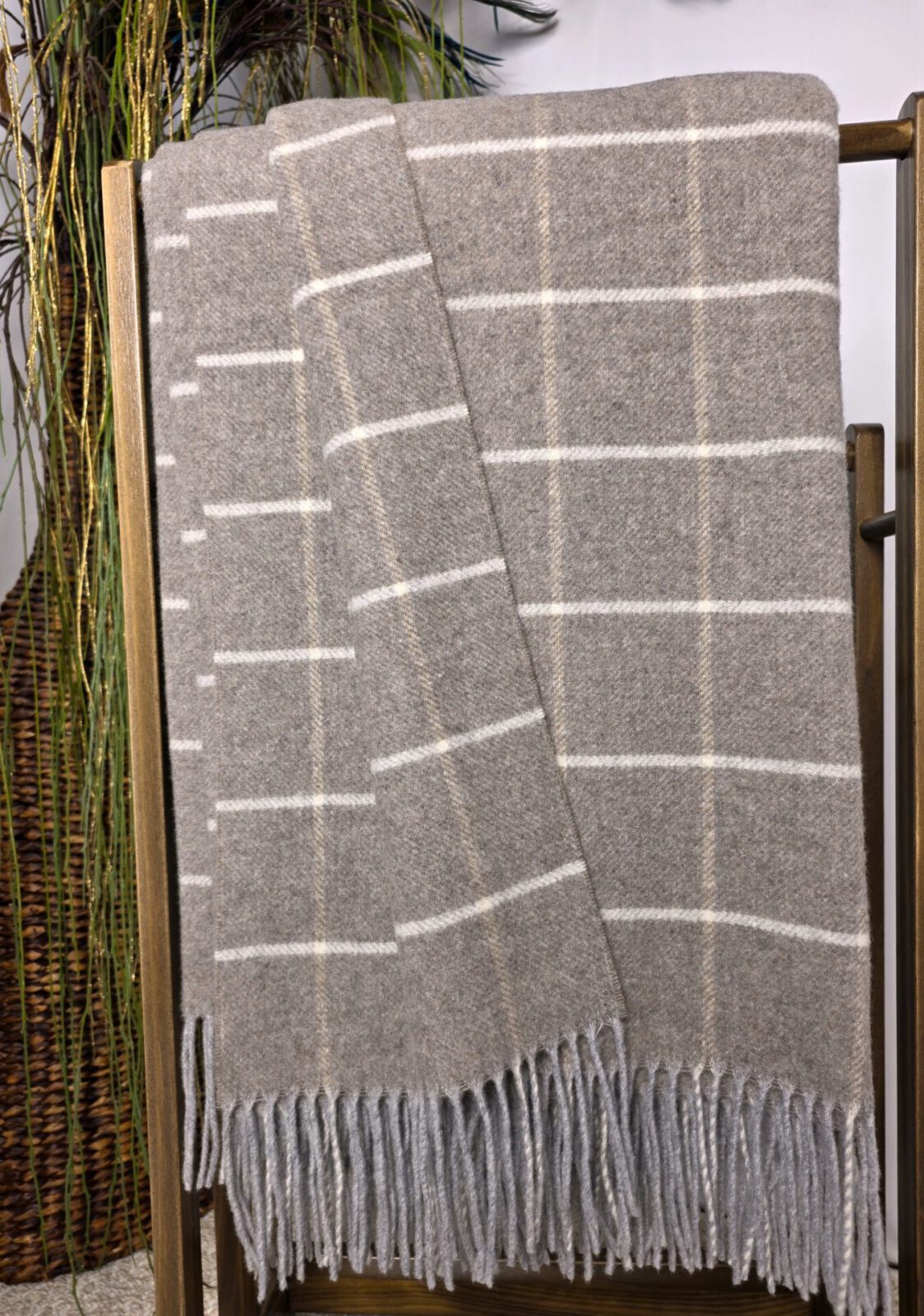 Wolldecken und Wollplaids