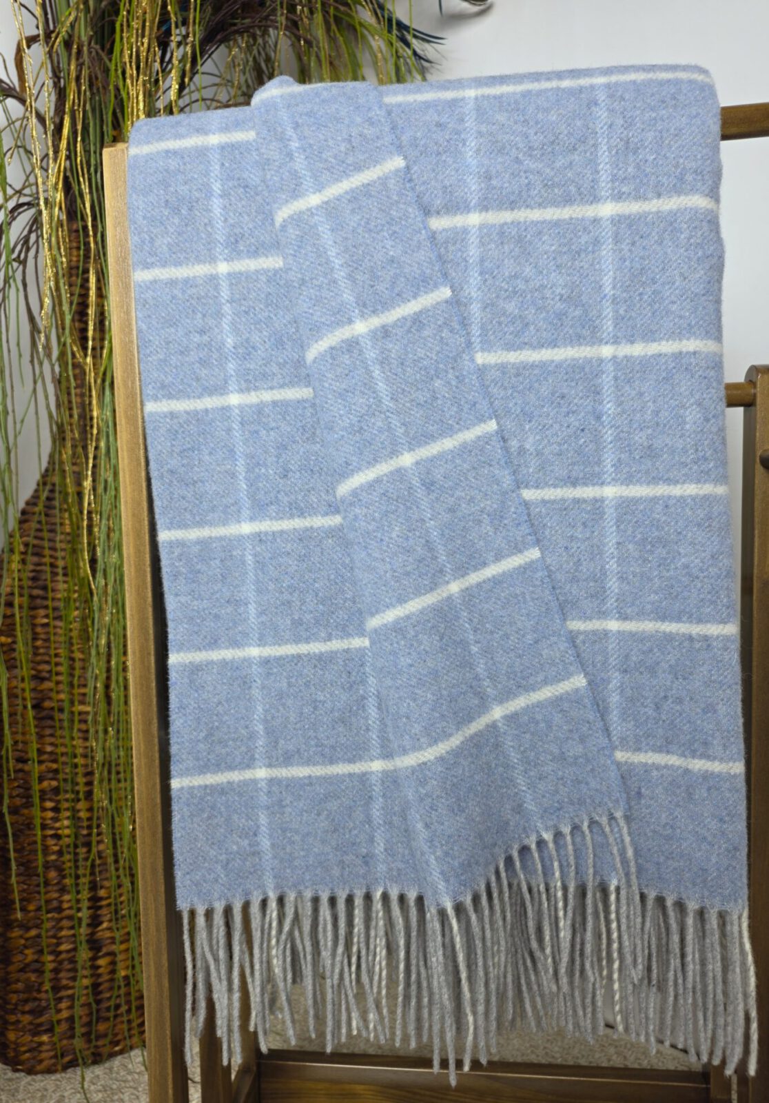 Wolldecken und Wollplaids