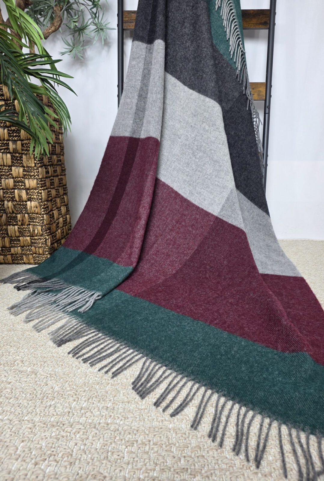 Wolldecken und Wollplaids