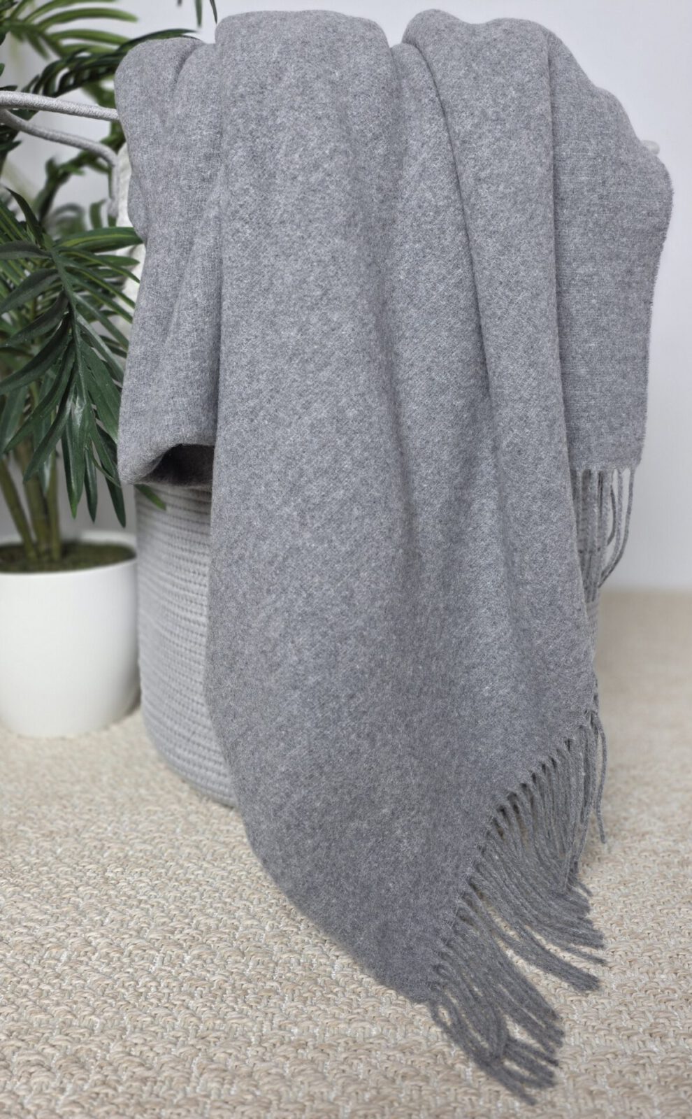 Wolldecken und Wollplaids