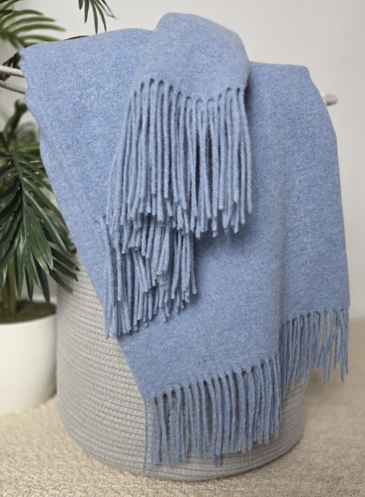 Wolldecken und Wollplaids