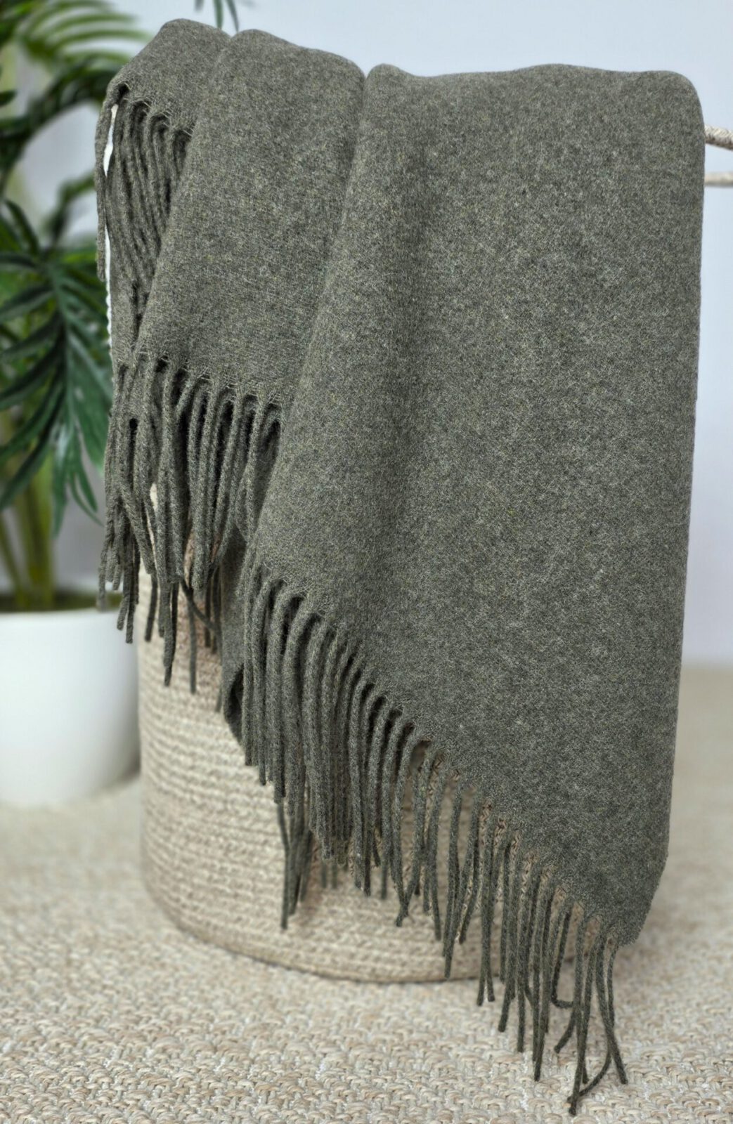 Wolldecken und Wollplaids