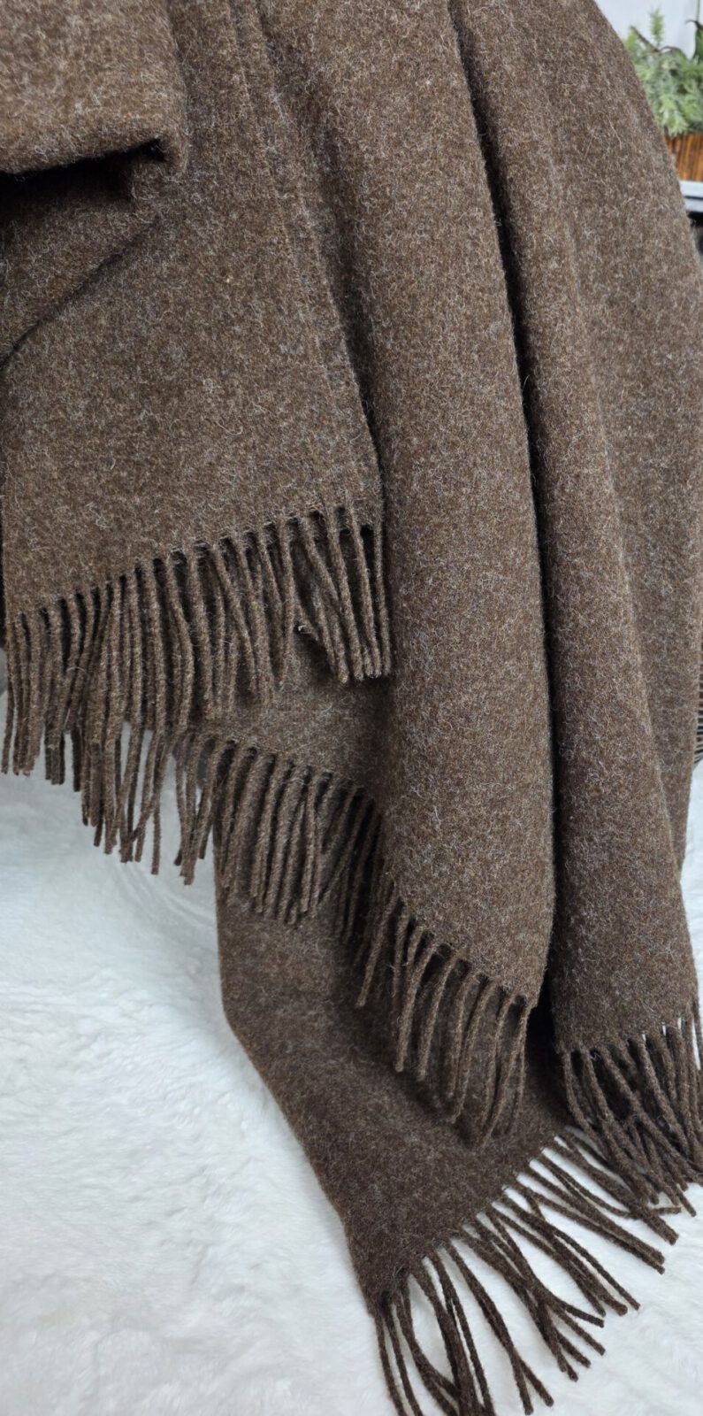 Wolldecken und Wollplaids