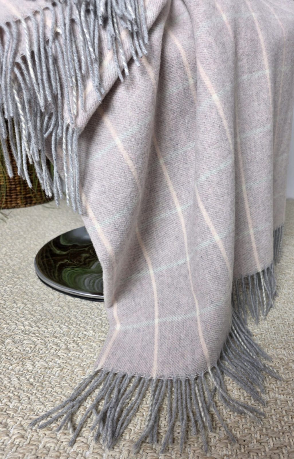 Wolldecken und Wollplaids