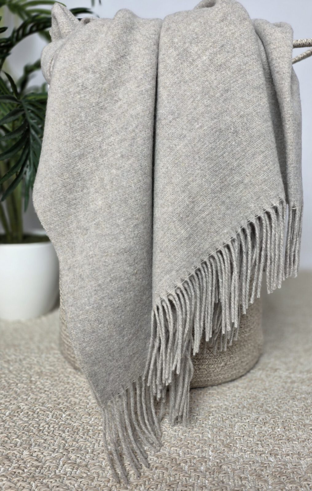 Wolldecken und Wollplaids