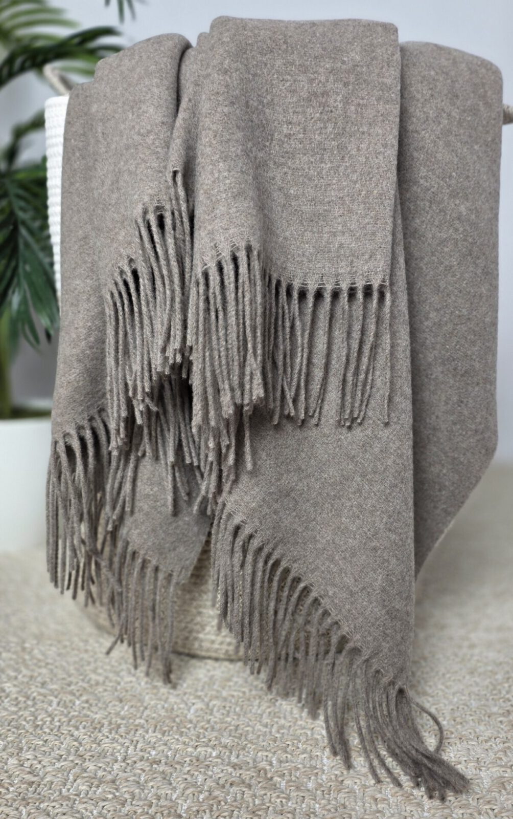 Wolldecken und Wollplaids