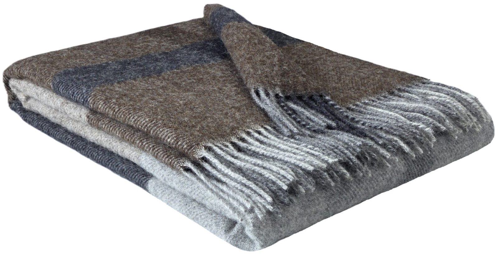 Wolldecken und Wollplaids