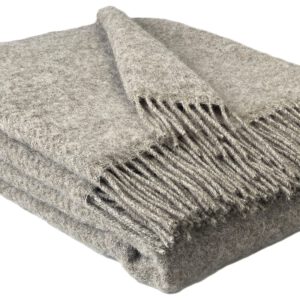 Wollplaid & Wolldecke "Tirol MU" taupe