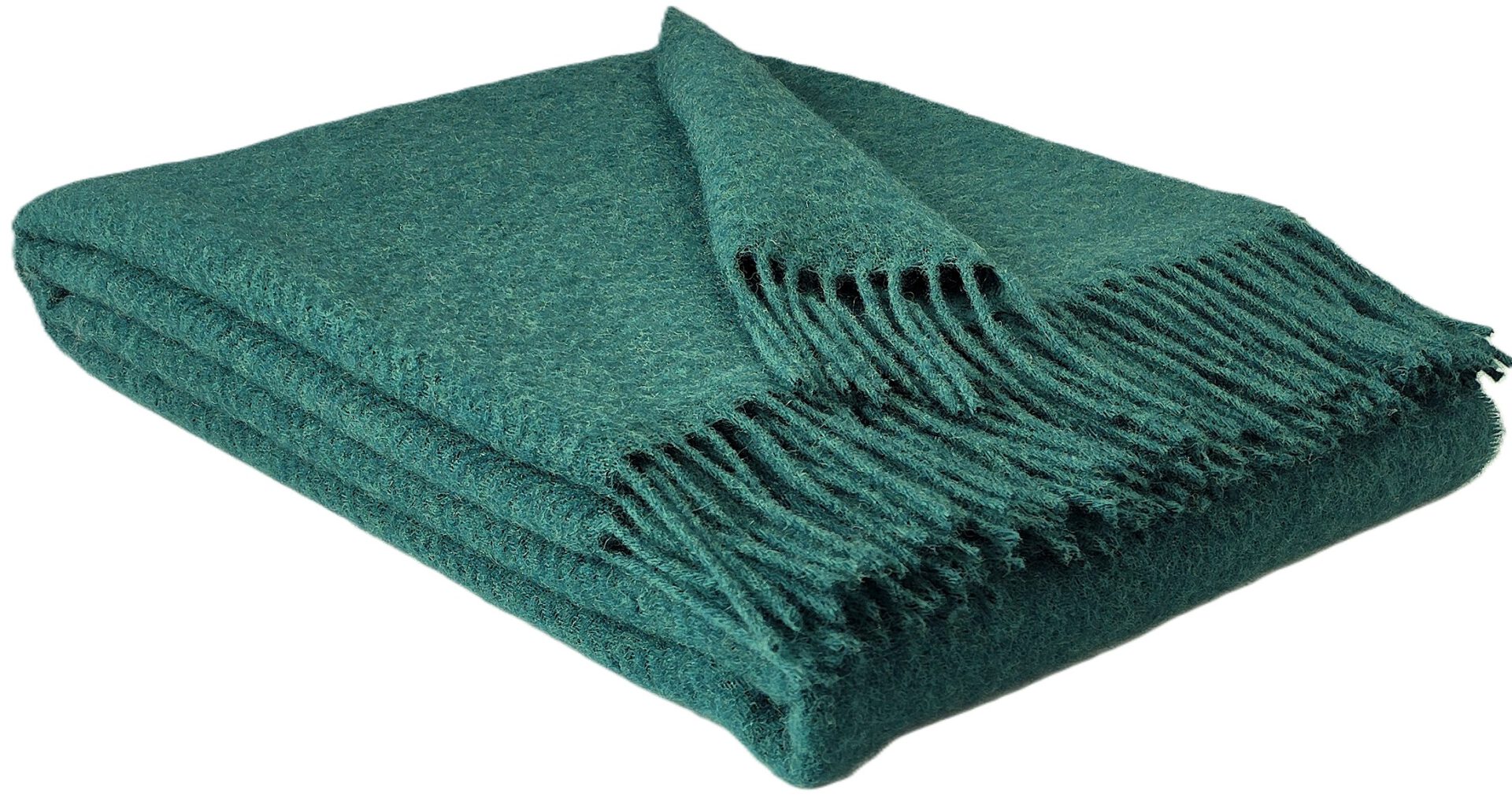 Wollplaid & Wolldecke "Tirol MU" grün