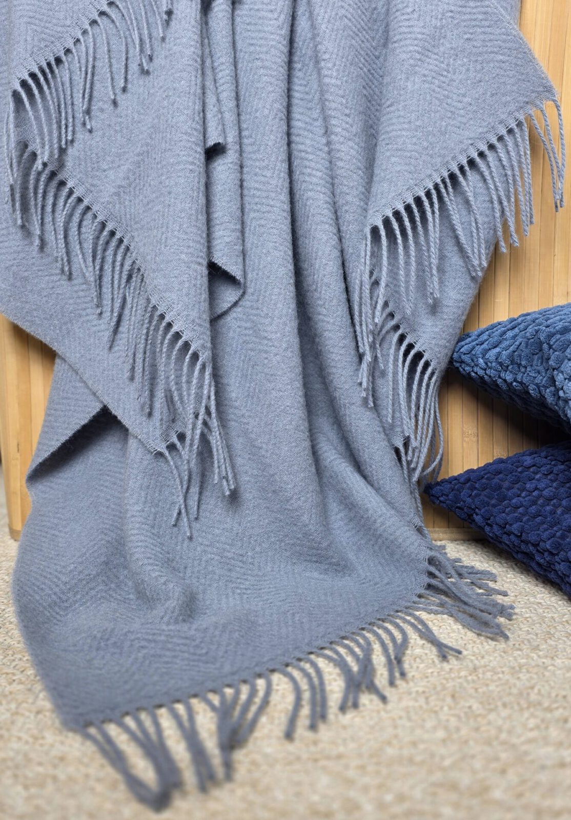 Wolldecken und Wollplaids