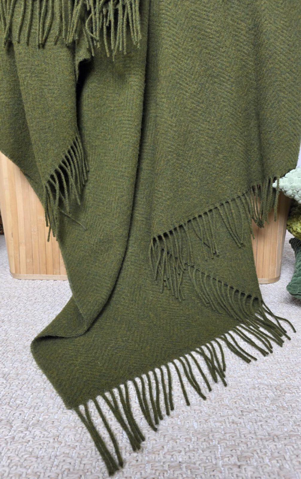 Wolldecken und Wollplaids