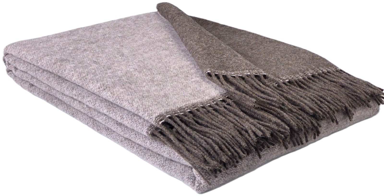 Wolldecken und Wollplaids